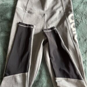 Adidas Gray and Black Leggings for Versatile Comfort